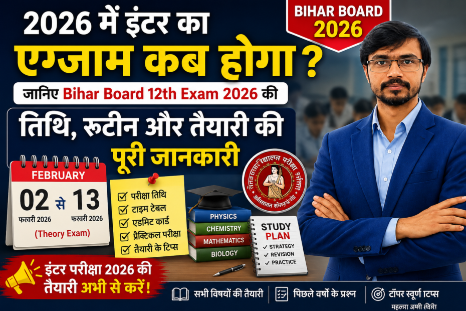 Bihar Board Inter Exam Date 2026: इंटर परीक्षा कब होगी? रूटीन, टाइम टेबल, तैयारी और पूरी जानकारी