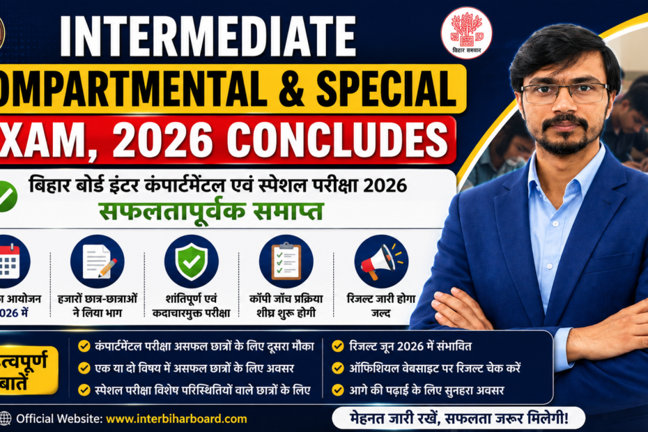 Intermediate Compartmental and Special Exam 2026 Bihar Board