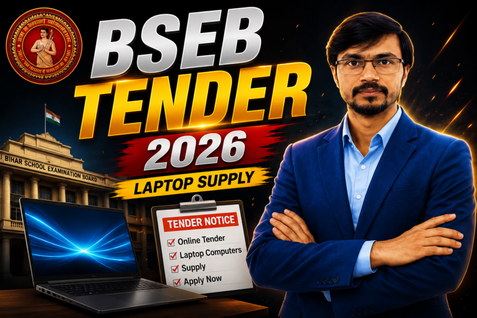 BSEB Tender Notice 2026 Laptop Computer Supply Online Tender Bihar Board
