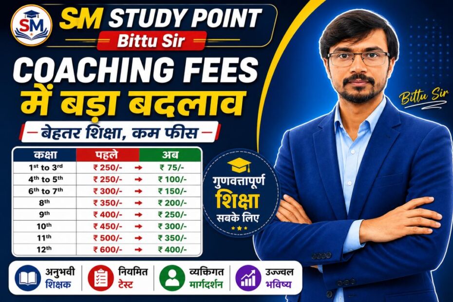 SM Study Point Coaching Fee Structure Admission Rules